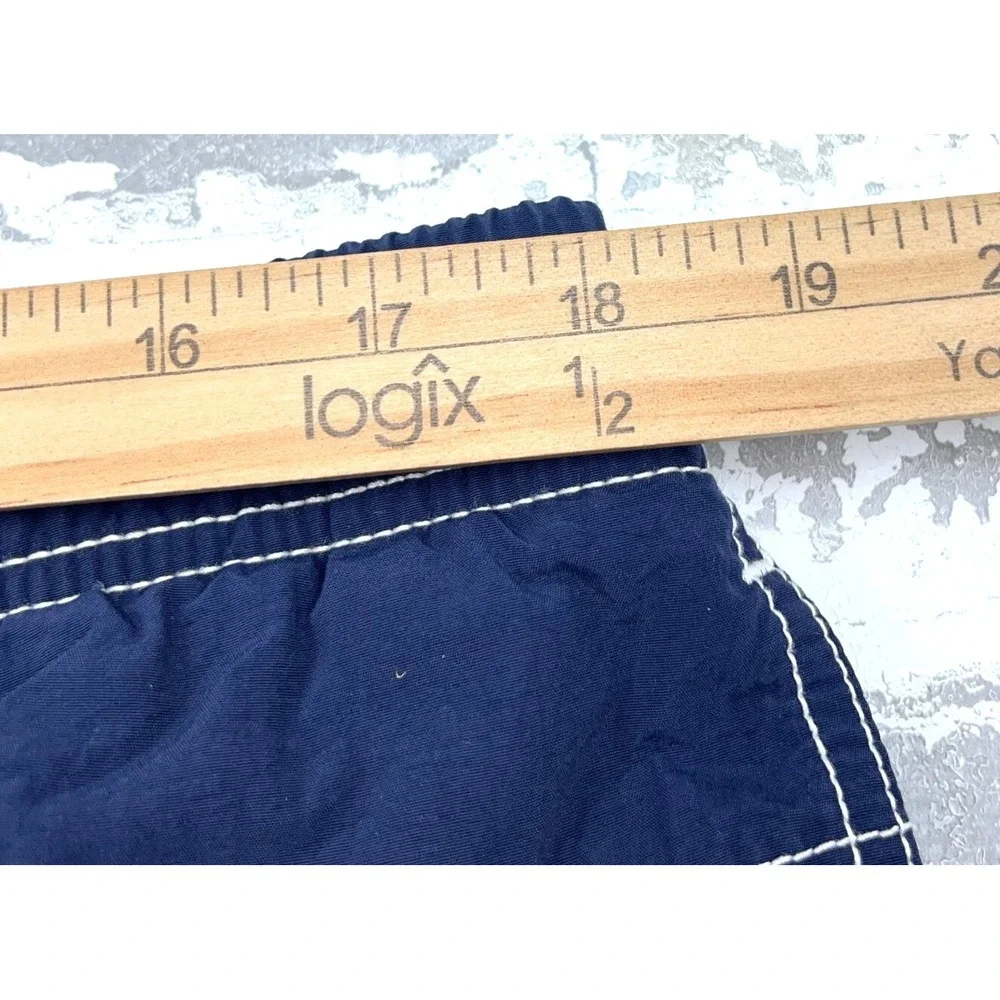 Vintage Tommy‎ Hilfiger Swim Trunks Men Medium Red White Blue Bored Shorts Flag